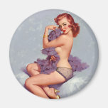 Vintage Retro Gil Elvgren Pin Up Girl Fridge Magnet