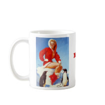 Vintage Retro Gil Elvgren Pin Up Girl Coffee Mugs