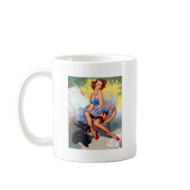 Vintage Retro Gil Elvgren Pin Up Girl Mug