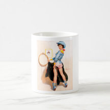 Vintage Retro Gil Elvgren Pin Up Girl Mug