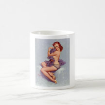 Vintage Retro Gil Elvgren Pin Up Girl Mug