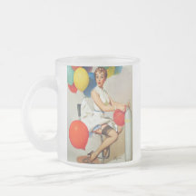Vintage Retro Gil Elvgren Pin Up Girl Mug