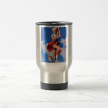 Vintage Retro Gil Elvgren Pin Up Girl Mugs