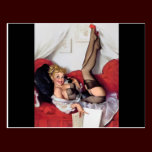 Vintage Retro Gil Elvgren Pin Up Girl postcards
