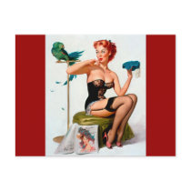 Vintage Retro Gil Elvgren Pin Up Girl Postcards