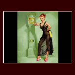 Vintage Retro Gil Elvgren Pin Up Girl postcards