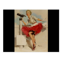 Vintage Retro Gil Elvgren Pin Up Girl Postcards