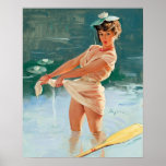 Vintage Retro Gil Elvgren Pin Up Girl Posters