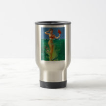 Vintage Retro Gil Elvgren Scuba Diver Pin Up Girl Mugs