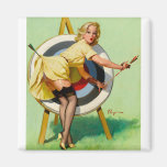 Vintage Retro Pinup Art Gil Elvgren Pin Up Girl Fridge Magnets