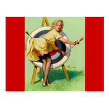 Vintage Retro Pinup Art Gil Elvgren Pin Up Girl Postcard