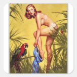 Vintage Retro Pinup Art Gil Elvgren Pin Up Girl Stickers