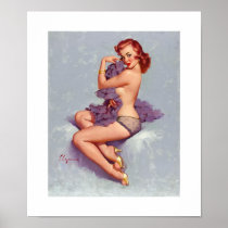 Vintage Retro Pinup Gil Elvgren Pin Up Girl Poster