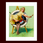 Vintage Retro Pinup Gil Elvgren Pin Up Girl Poster posters