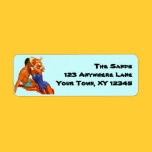 Vintage Retro Summer Lovers labels