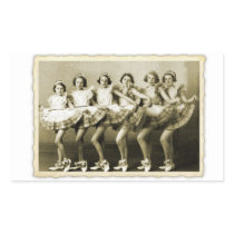 Vintage Retro Women Dancing Queens Girls Sticker