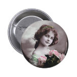 Vintage Retro Women French Victorian Woman Pin