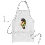 Vintage Retro Women Happy New Year Girl Aprons