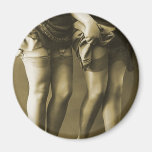 Vintage Retro Women Photo She's Got Legs Refrigerator Magnet