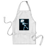 Vintage Retro Women Rollerskating Queen Aprons