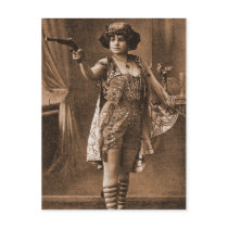 Vintage Retro Women Sideshow Elly De Sarto Postcard