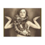 Vintage Retro Women Sideshow Snake Charmer Postcards