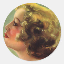 Vintage Retro Women Starlet Miriam Hopkins Sticker
