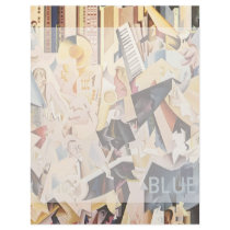 Vintage Rhapsody in Blue Art Deco Jazz Music Custom Letterhead