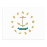 Vintage RHODE ISLAND Flag Postcard