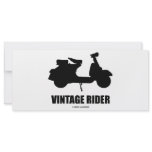 Vintage Rider (Motor Scooter Silhouette) rack cards