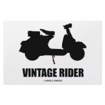 Vintage Rider (Motor Scooter Silhouette) Stationery