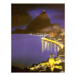 Vintage Rio De Janeiro at Night Announcements