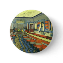 Vintage Roadside Diner Restaurant Pins