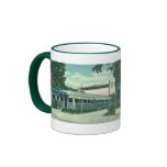Vintage Roadside Diner Restaurant mugs