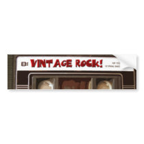Vintage Rock Bumper Stickers