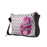 Vintage Rockabilly Rock around the clock dice bag Messenger Bags