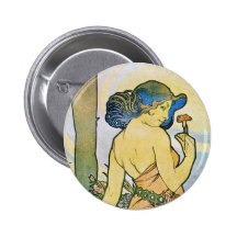 Vintage Romantic Art Buttons