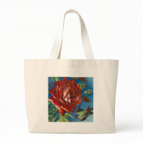 Vintage Rose and Bird Bags