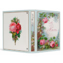 Vintage Rose Binder
