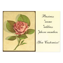 *Vintage Rose* Business Cards business cards