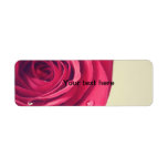 vintage rose label