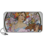 Vintage Rose Pink Goddess Mini Speakers