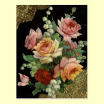 Vintage Rose Postcard postcards