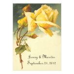 Vintage Rose Save the Date Personalized Invitations
