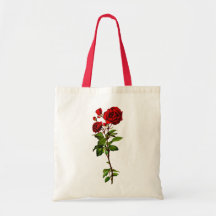 Vintage Rose Tote Bag