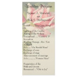 Vintage Rose Wedding Programs Rack Card