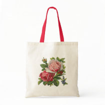 VINTAGE ROSES TOTE BAG
