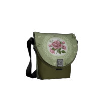 Vintage Roses Courier Bags