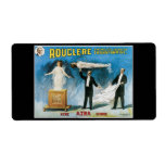 Vintage Rouclere Magicians Poster Custom Shipping Labels