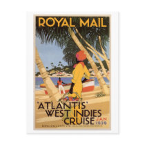 Vintage Royal Main Atlantis West Indies Cruise Jan